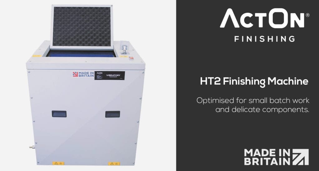We are delighted to announce the launch of our latest product, the HT2 vibratory finishing machine. Learn how the HT2 will revolutionise your finishing.