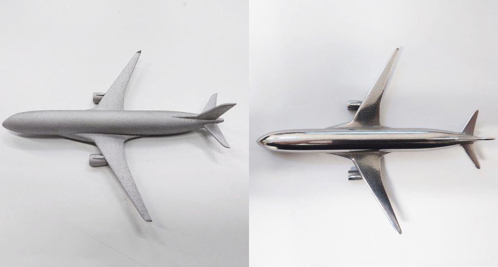Achieving a Smooth Finish on Additive Manufactured Aluminium Planes in 3 Steps